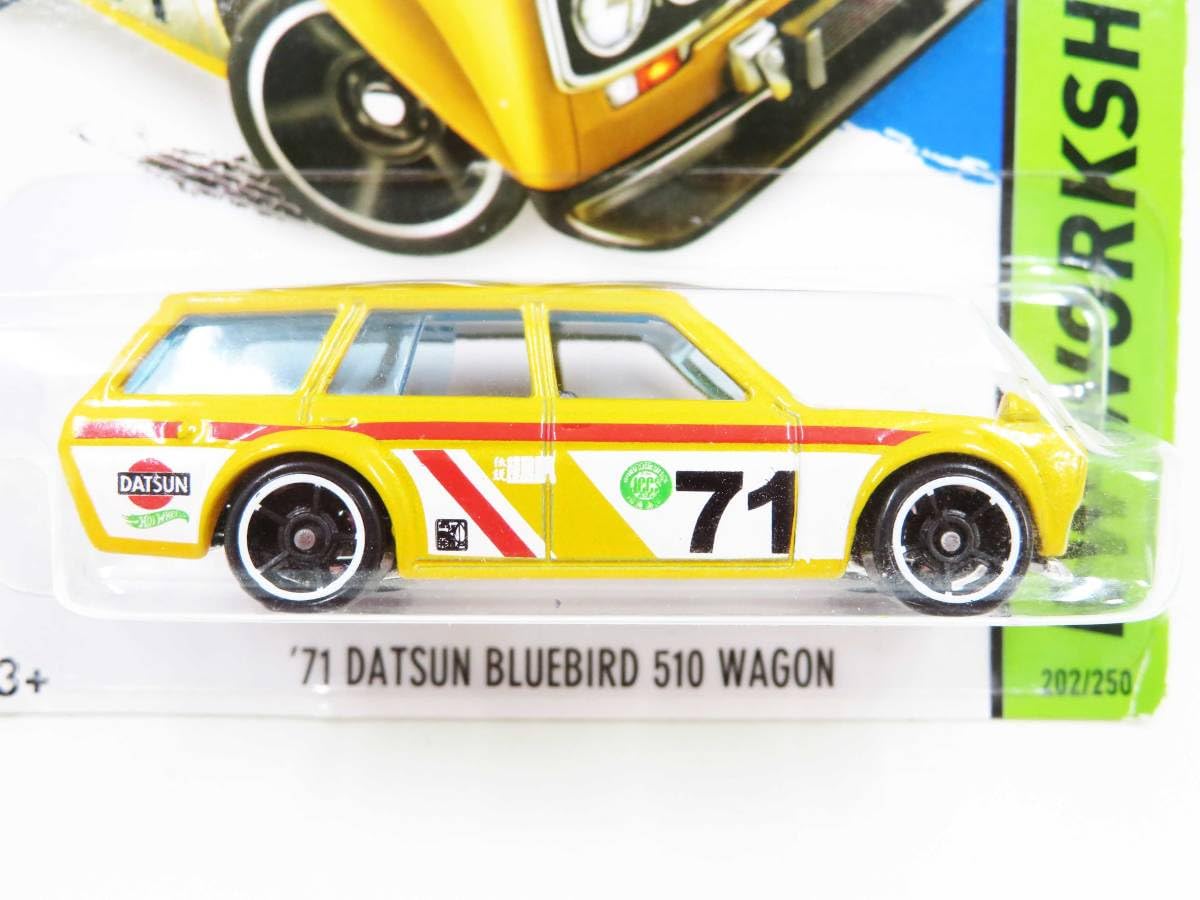 ミニカー 71 Datsun Bluebird 510 Wagon HW WORKSHOP Amazon.com: Hot Wheels, 2015 KMart [K-Day] Exclusive, HW